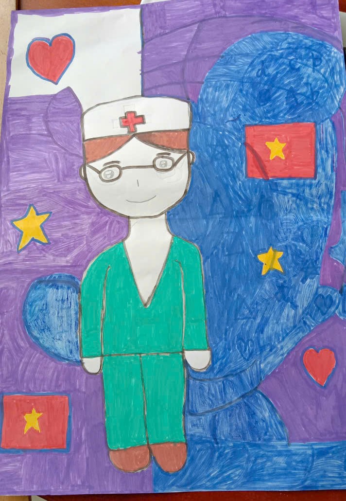 Tham gia cuộc thi vẽ tranh chủ đề "Ước mơ của em"